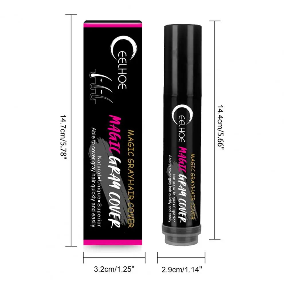 20ml Hair Color Cream Stick Black Brown One-Time Hair Dye Pen Hair dye Instant Gray Root Coverage Temporary Cover Up Hair Colour Platonel