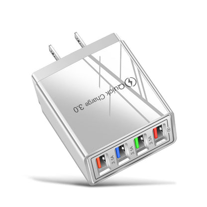 USB Charger Quick Charge 3.0 4 Phone Adapter For Tablet Portable Wall Mobile Charger Fast Charger Platonelstore