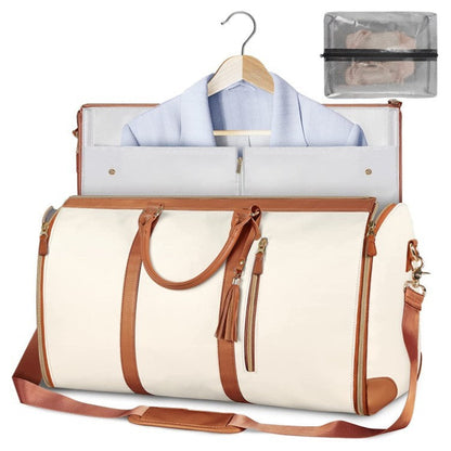 Large Capacity Travel Duffle Bag Women's Handbag Folding Suit Bag Waterproof Clothes Totes Platonelstore