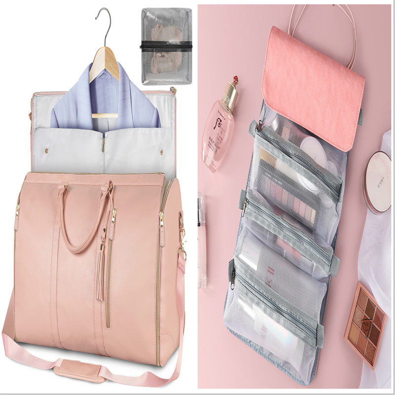 Large Capacity Travel Duffle Bag Women's Handbag Folding Suit Bag Waterproof Clothes Totes Platonelstore