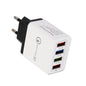 USB Charger Quick Charge 3.0 4 Phone Adapter For Tablet Portable Wall Mobile Charger Fast Charger Platonelstore