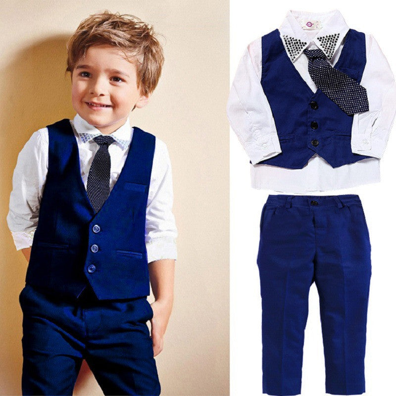 Casual Clothing Suits Boys' Clothes Vests Gentleman Suits Platonelstore