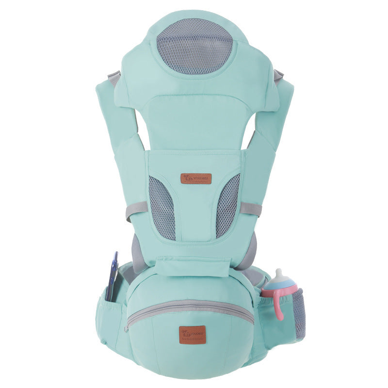 Ergonomic Baby Carrier 0-48M Baby Hipseat Carrier Front Facing Ergonomic Kangaroo Baby Wrap Sling for Baby Travel Platonelstore