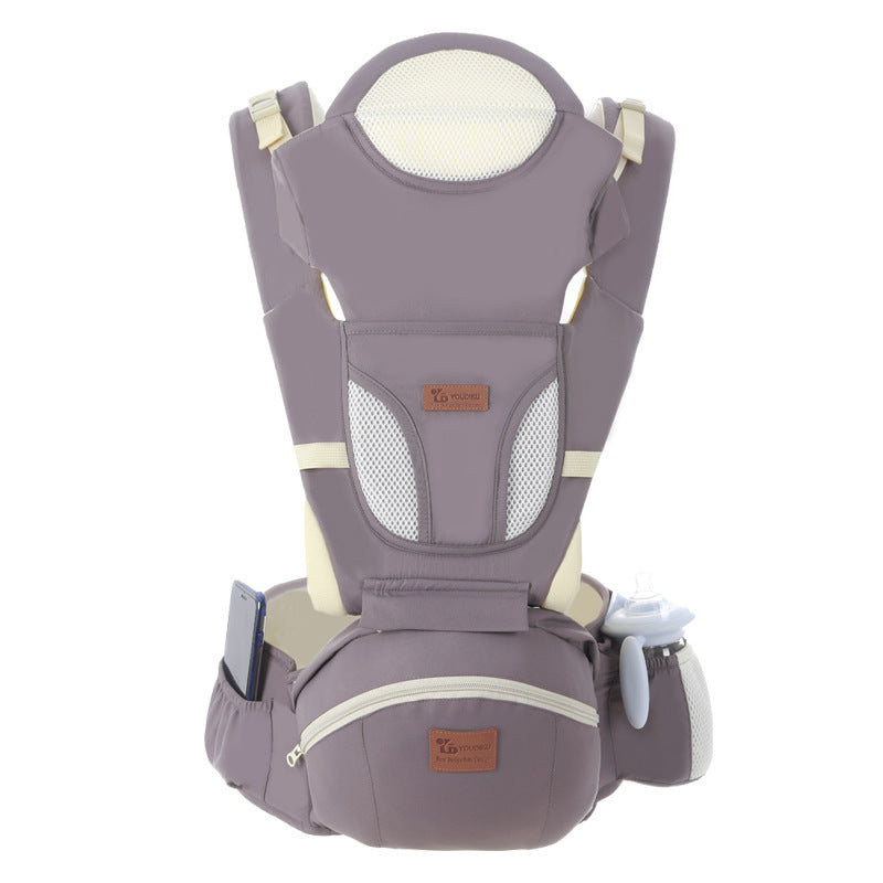 Ergonomic Baby Carrier 0-48M Baby Hipseat Carrier Front Facing Ergonomic Kangaroo Baby Wrap Sling for Baby Travel Platonelstore