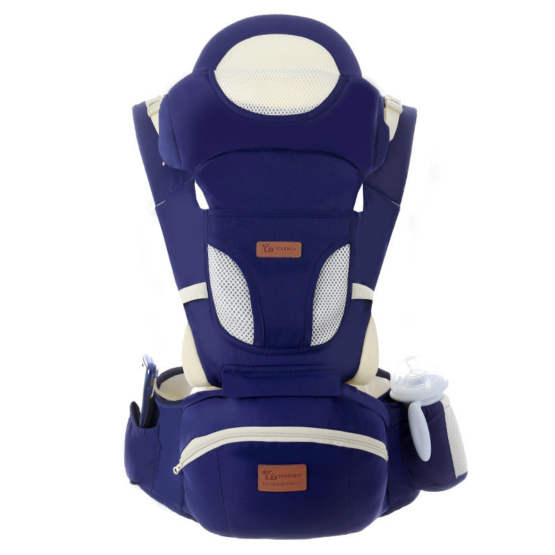 Ergonomic Baby Carrier 0-48M Baby Hipseat Carrier Front Facing Ergonomic Kangaroo Baby Wrap Sling for Baby Travel Platonelstore