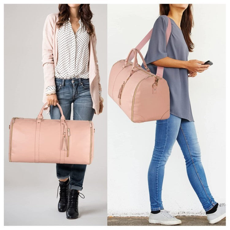 Large Capacity Travel Duffle Bag Women's Handbag Folding Suit Bag Waterproof Clothes Totes Platonelstore