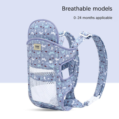 Multifunctional Baby Carrier With Breathable Front And Back In Summer Platonelstore