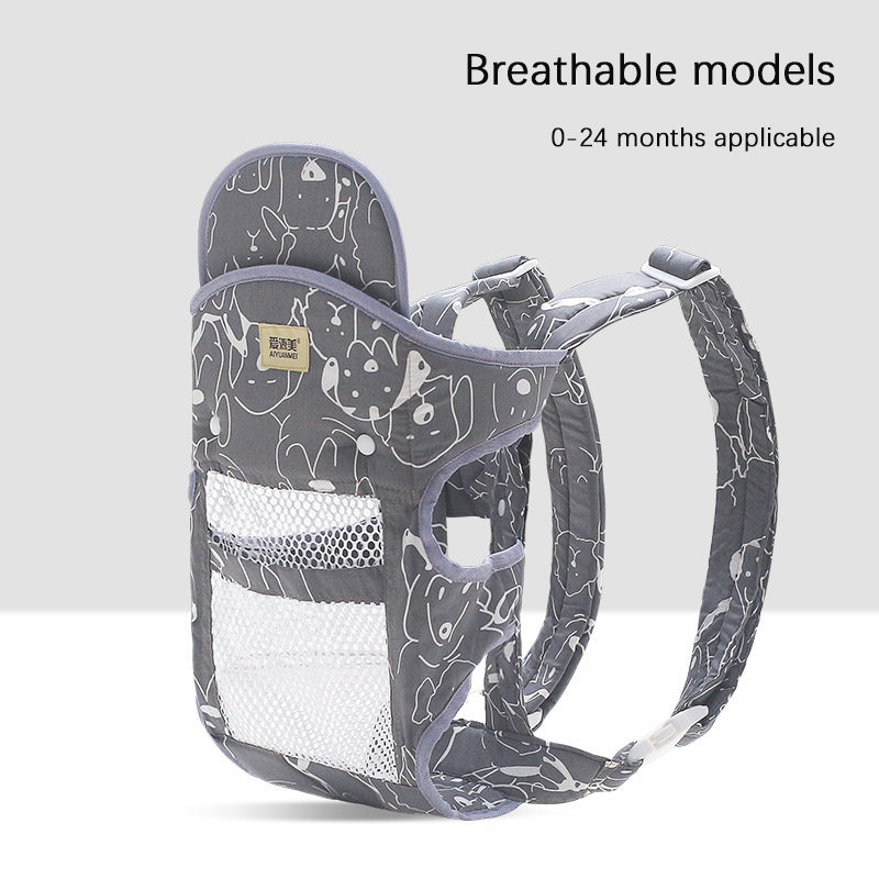 Multifunctional Baby Carrier With Breathable Front And Back In Summer Platonelstore