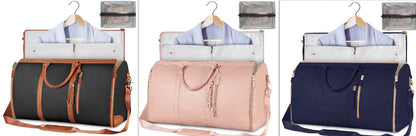 Large Capacity Travel Duffle Bag Women's Handbag Folding Suit Bag Waterproof Clothes Totes Platonelstore