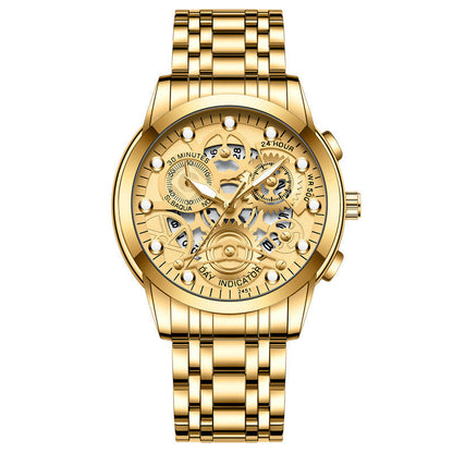 Men's Hollow Non-mechanical Business Watch Platonelstore