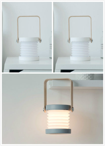 Foldable Touch Dimmable Reading LED Night Light Portable Lantern Lamp USB Rechargeable For Home Decor Platonelstore