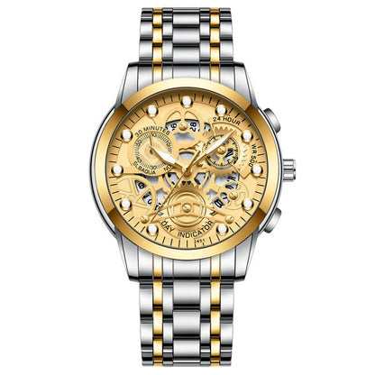 Men's Hollow Non-mechanical Business Watch Platonelstore