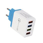 USB Charger Quick Charge 3.0 4 Phone Adapter For Tablet Portable Wall Mobile Charger Fast Charger Platonelstore