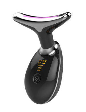 EMS Thermal Neck Lifting And Tighten Massager Electric Microcurrent Wrinkle Remover LED Photon Face Beauty Device For Woman Platonel
