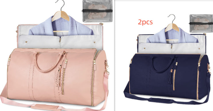 Large Capacity Travel Duffle Bag Women's Handbag Folding Suit Bag Waterproof Clothes Totes Platonelstore