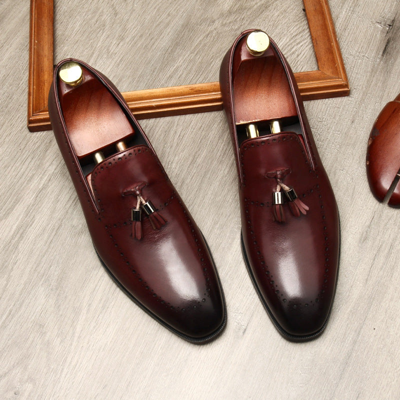 Cowhide Creates Atmospheric Wedding Shoes Platonelstore