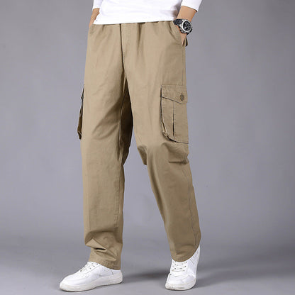 Thin Fat Pants Korean Style Loose Straight Leg Platonelstore