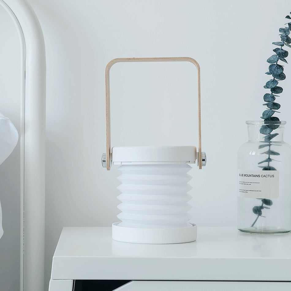 Foldable Touch Dimmable Reading LED Night Light Portable Lantern Lamp USB Rechargeable For Home Decor Platonelstore