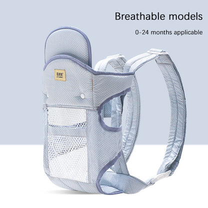 Multifunctional Baby Carrier With Breathable Front And Back In Summer Platonelstore
