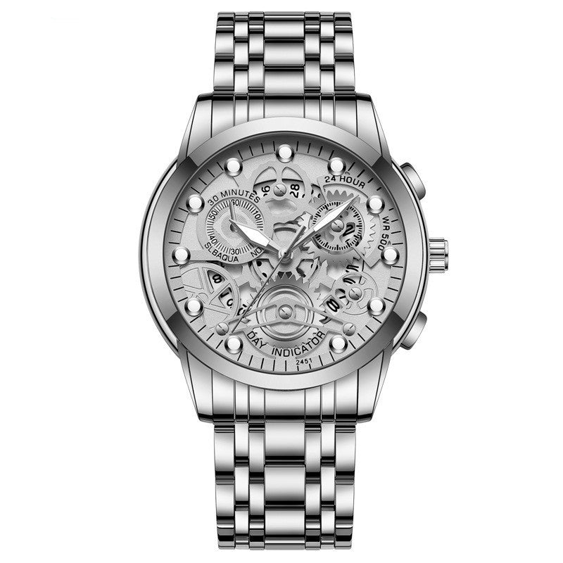 Men's Hollow Non-mechanical Business Watch Platonelstore
