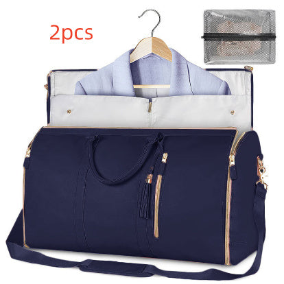 Large Capacity Travel Duffle Bag Women's Handbag Folding Suit Bag Waterproof Clothes Totes Platonelstore