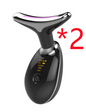 EMS Thermal Neck Lifting And Tighten Massager Electric Microcurrent Wrinkle Remover LED Photon Face Beauty Device For Woman Platonel