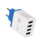 USB Charger Quick Charge 3.0 4 Phone Adapter For Tablet Portable Wall Mobile Charger Fast Charger Platonelstore