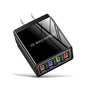USB Charger Quick Charge 3.0 4 Phone Adapter For Tablet Portable Wall Mobile Charger Fast Charger Platonelstore