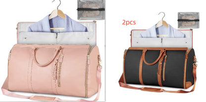 Large Capacity Travel Duffle Bag Women's Handbag Folding Suit Bag Waterproof Clothes Totes Platonelstore