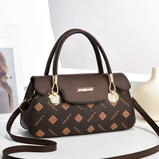 Large Capacity Fashion Printed Casual Simple Handbag Women's Cross-body Bag Platonelstore