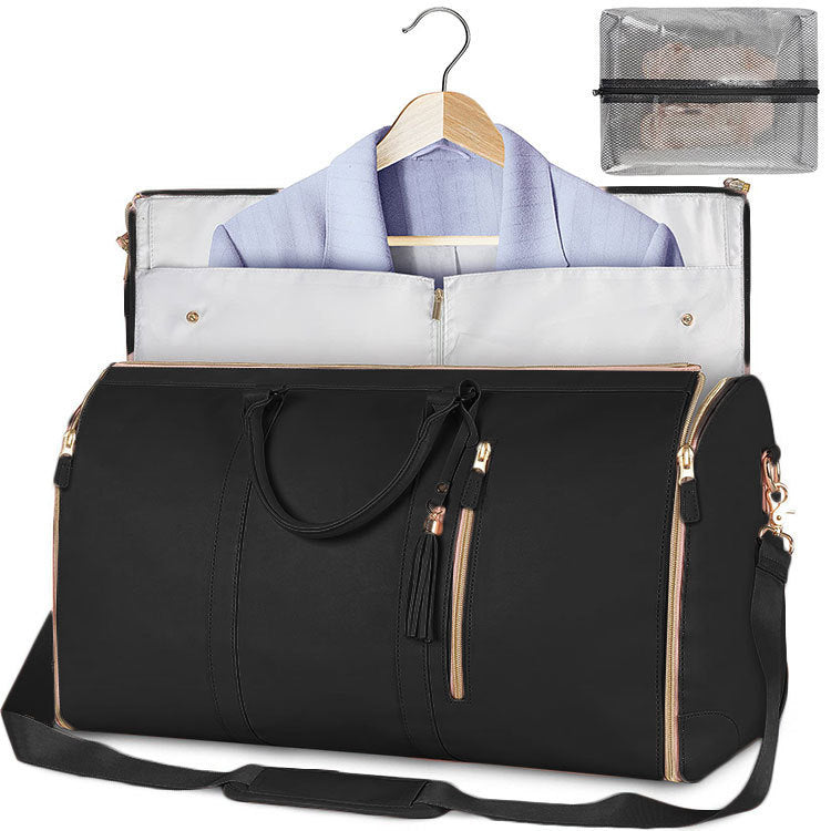 Large Capacity Travel Duffle Bag Women's Handbag Folding Suit Bag Waterproof Clothes Totes Platonelstore