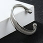 Twist Net Open-ended Bracelet Personality Wide Edge Twist Line Adjustable Metal Hand Ring Platonelstore