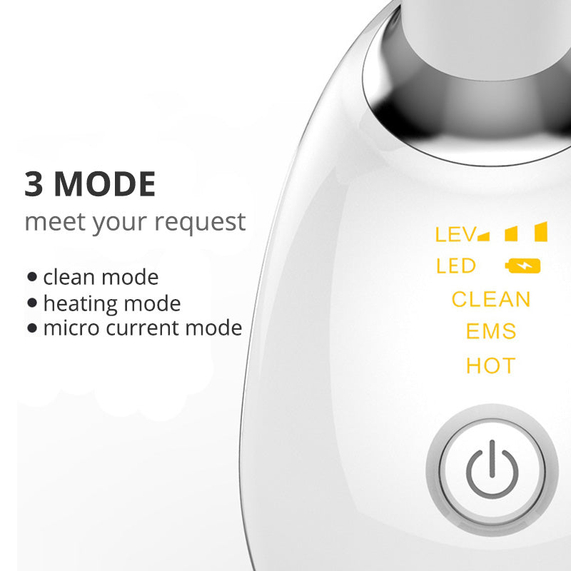 EMS Thermal Neck Lifting And Tighten Massager Electric Microcurrent Wrinkle Remover LED Photon Face Beauty Device For Woman Platonel