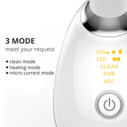 EMS Thermal Neck Lifting And Tighten Massager Electric Microcurrent Wrinkle Remover LED Photon Face Beauty Device For Woman Platonel