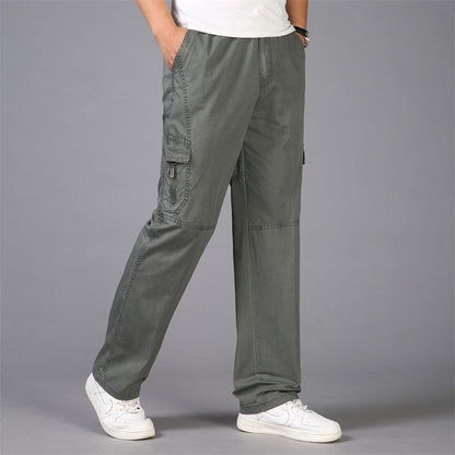 Thin Fat Pants Korean Style Loose Straight Leg Platonelstore