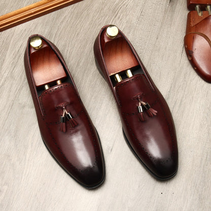 Cowhide Creates Atmospheric Wedding Shoes Platonelstore