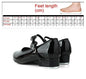 Black And White Tap Shoes Women Girls Kids Tap Dance Shoes Bow Tie Mary Jane Style Shiny Patent PU Leather Size 26-40 Platonel