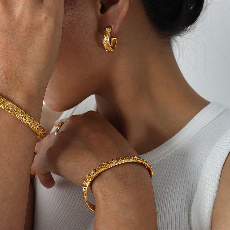 Inlaid Zircon Bracelet All-matching Women Platonelstore