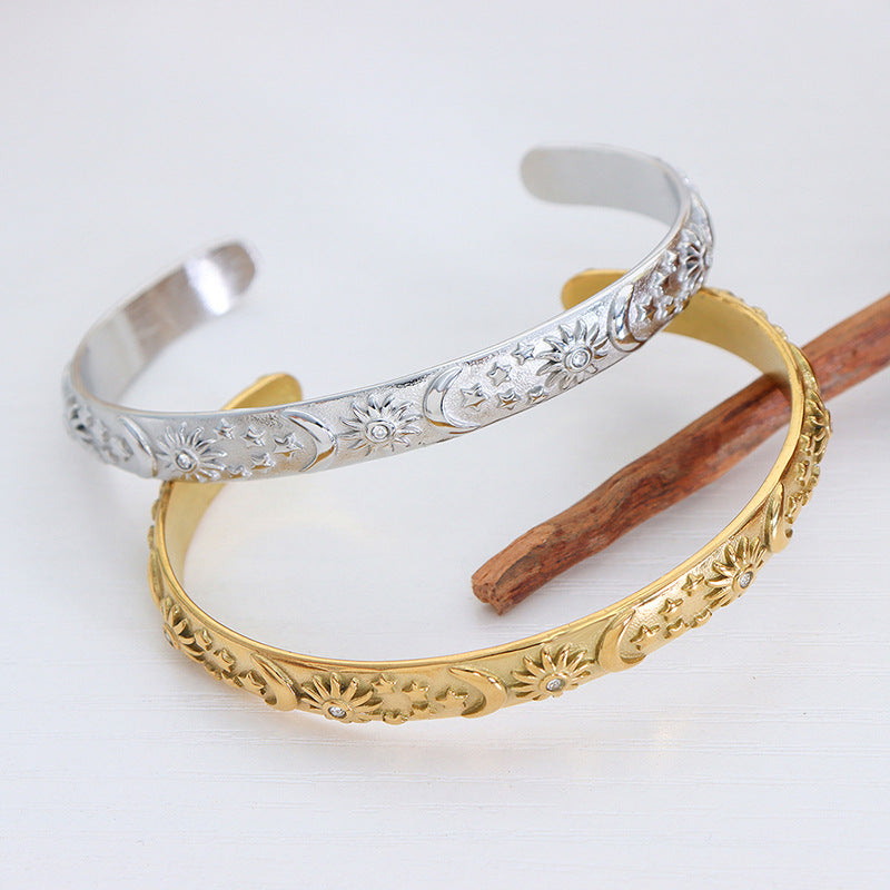 Inlaid Zircon Bracelet All-matching Women Platonelstore