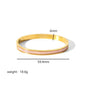 Ins Style Titanium Steel Bracelet Six-pointed Star Buckle Platonelstore