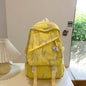 Backpack Casual High School Student Female Ruffle Schoolbag Platonelstore