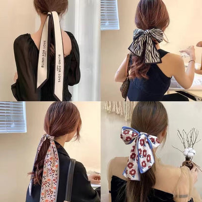 Girls' Vintage Bow Thin Narrow Polka Dot Winter Hair Band Platonelstore