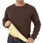 Men's Fleece Lined Padded Warm Keeping Loose Pullover Cashmere Hoodie Platonelstore