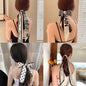 Girls' Vintage Bow Thin Narrow Polka Dot Winter Hair Band Platonelstore
