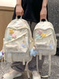 Backpack Casual High School Student Female Ruffle Schoolbag Platonelstore