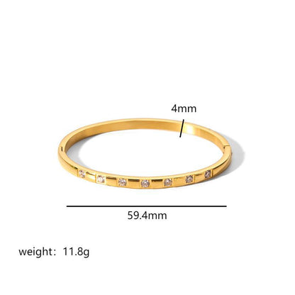 Ins Style Titanium Steel Bracelet Six-pointed Star Buckle Platonelstore