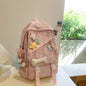 Backpack Casual High School Student Female Ruffle Schoolbag Platonelstore