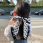 Girls' Vintage Bow Thin Narrow Polka Dot Winter Hair Band Platonelstore