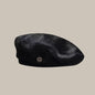 High Quality Wool Female Dark Series Fall Winter Fashion Beret Platonelstore