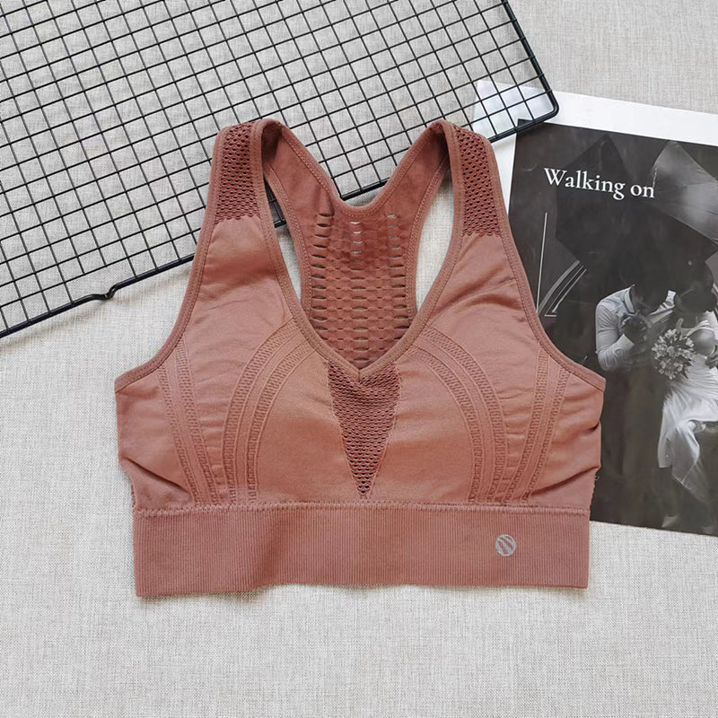 Yoga Sweat-Absorbing Quick-Drying Running Vest Type Sports Bra Platonelstore